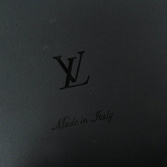 LOUIS VUITTON loafers Main: Leather black Academy Line Women 34 1/2 Used Authentic