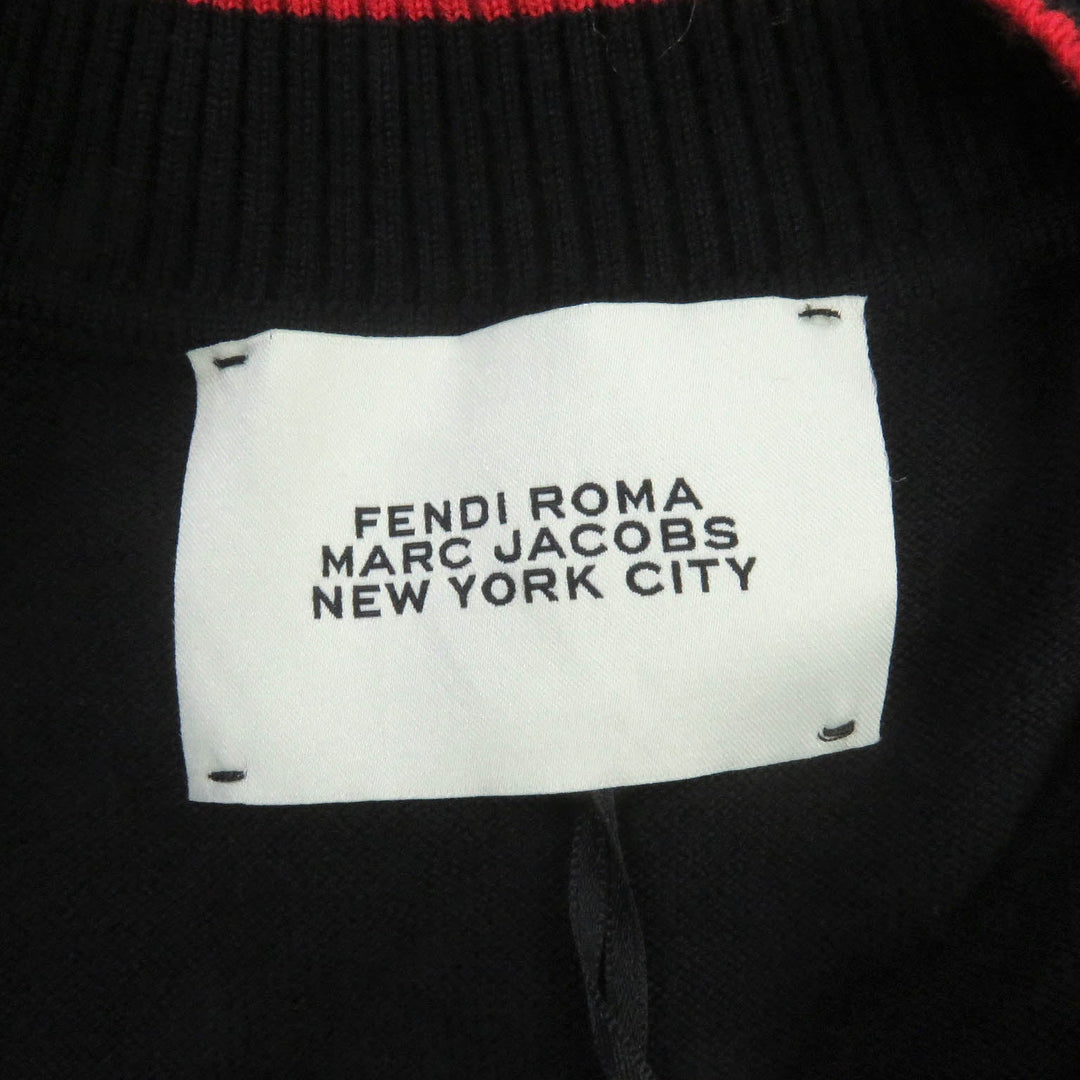 FENDI cardigan FZC491 Main: 100% wool black mens 48 Used Authentic