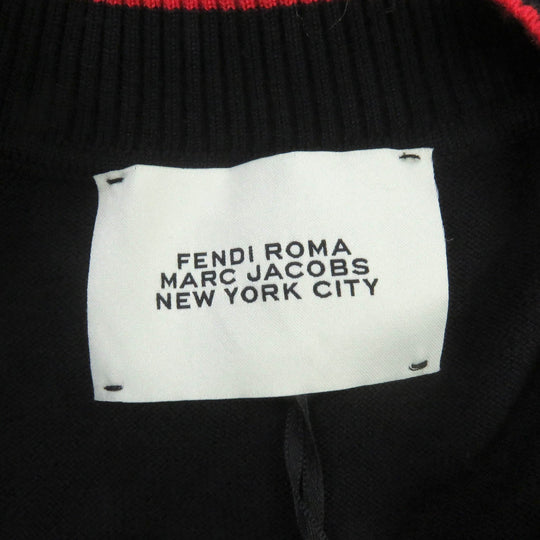 FENDI cardigan FZC491 Main: 100% wool black mens 48 Used Authentic