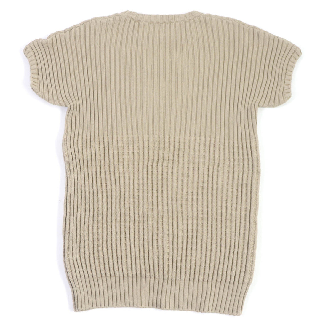 FENDI sweater FZX016 Main: 85% cotton, Main: 15% cashmere beige mens 48 Used Authentic