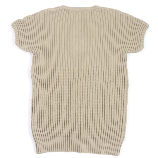 FENDI sweater FZX016 Main: 85% cotton, Main: 15% cashmere beige mens 48 Used Authentic