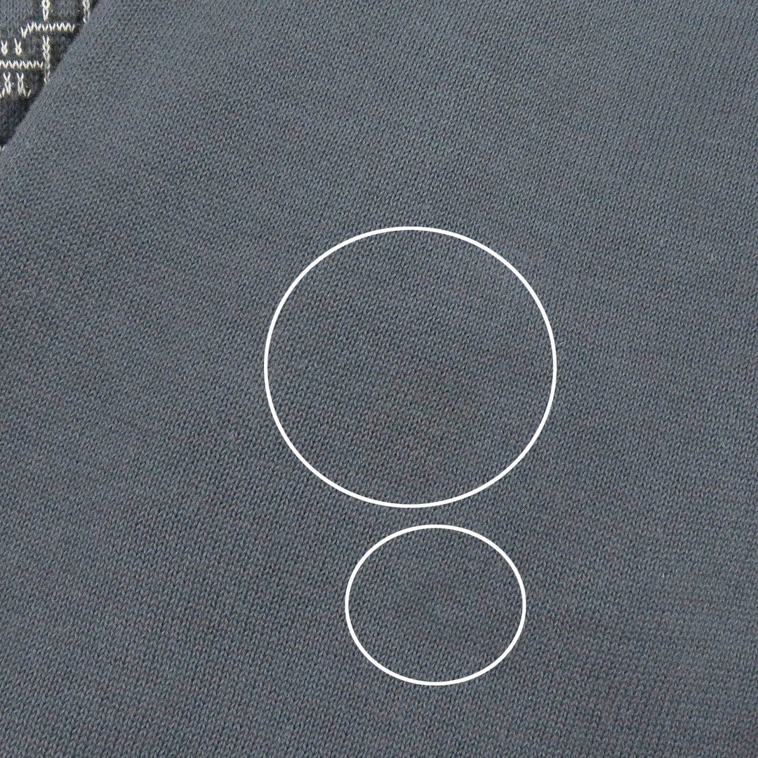 HERMES sweater Main: 100% cotton charcoal mens S Used Authentic