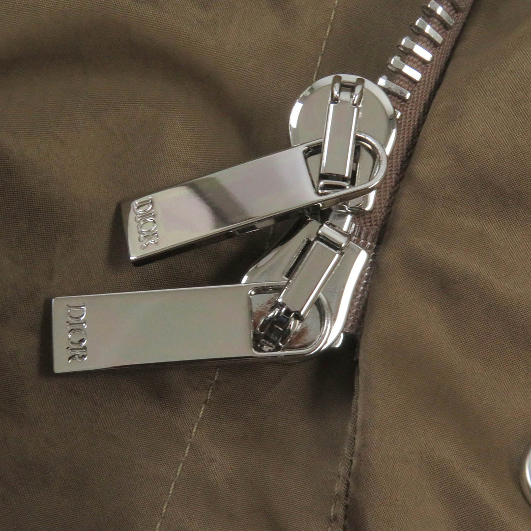 Dior HOMME Mod coat 033C313H5563 Outer: 100% nylon, Lining: 100% cupra, Part: 100% polyester Brown mens 50 Used Authentic