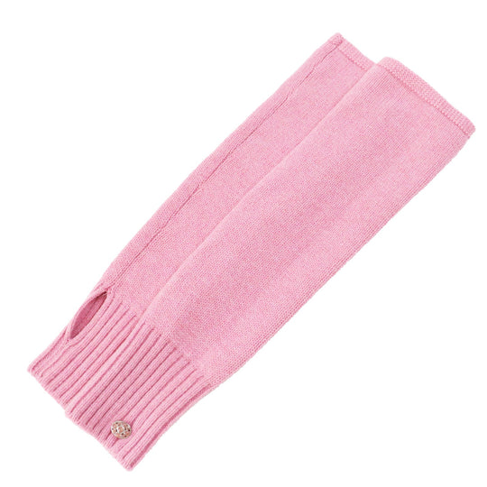 CHANEL gloves P55392 Main: 100% cashmere pink Women M Used Authentic