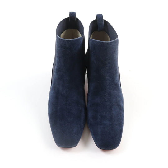 Christian Louboutin short boots 3191020 Main: Suede leather Navy STUDY 55 Women 36.5 Used Authentic