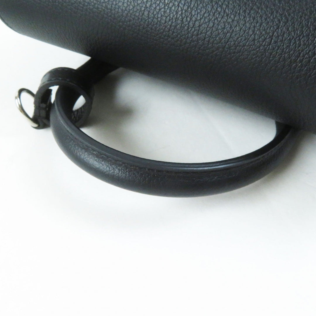 GOYARD Backpack Main: Leather, Goyardine canvas Black brown Alpin Mini Women Used Authentic