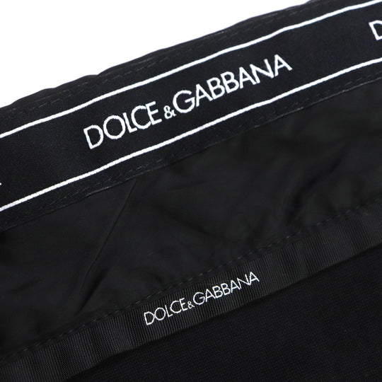 DOLCE&GABBANA Pants Main: 50% nylon, Main: 50% cotton black mens 54 Used Authentic