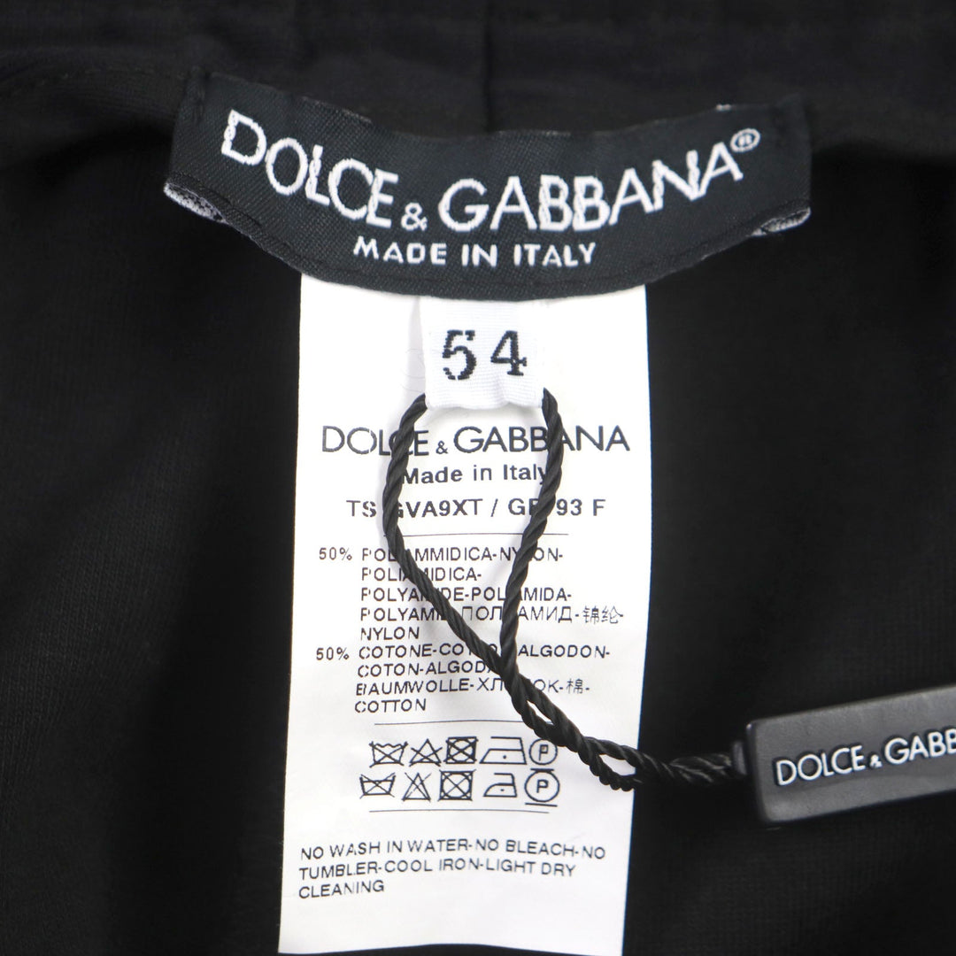 DOLCE&GABBANA Pants Main: 50% nylon, Main: 50% cotton black mens 54 Used Authentic