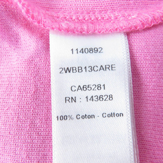 Christian Dior Hoodie 2WBB13CARE Main: 100% cotton pink Women 13 Used Authentic