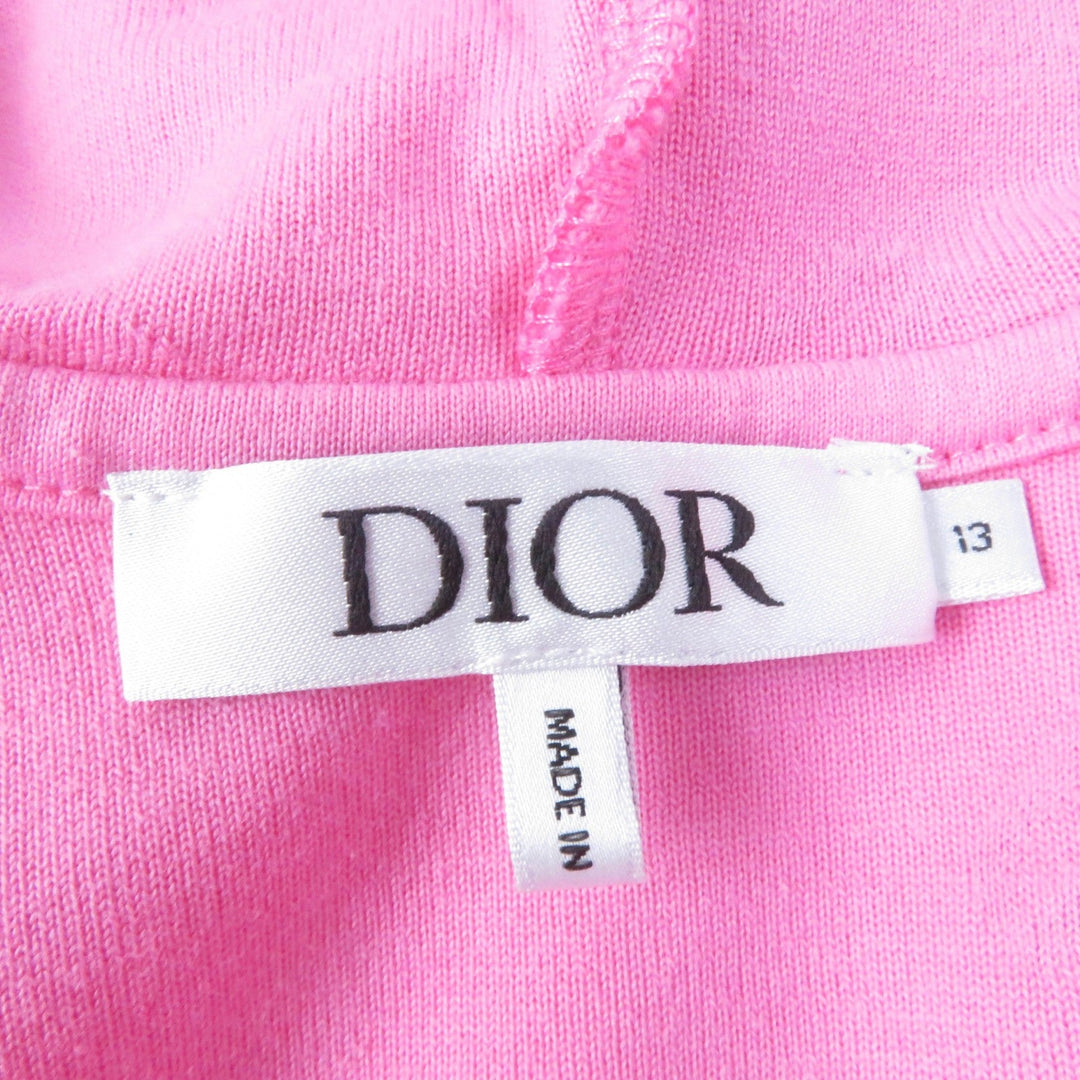 Christian Dior Hoodie 2WBB13CARE Main: 100% cotton pink Women 13 Used Authentic
