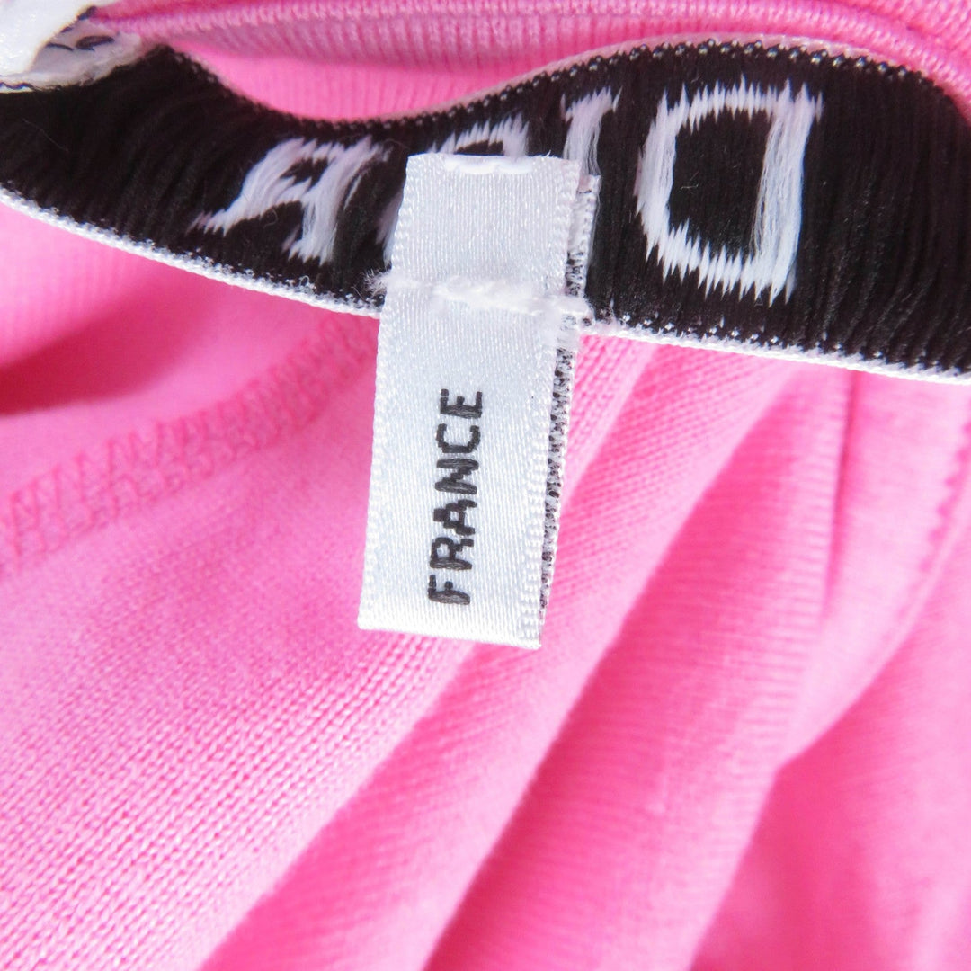 Christian Dior Hoodie 2WBB13CARE Main: 100% cotton pink Women 13 Used Authentic