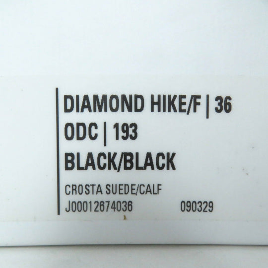JIMMY CHOO High cut sneakers Main: Leather black DIAMOND HIKE Women 36 Used Authentic
