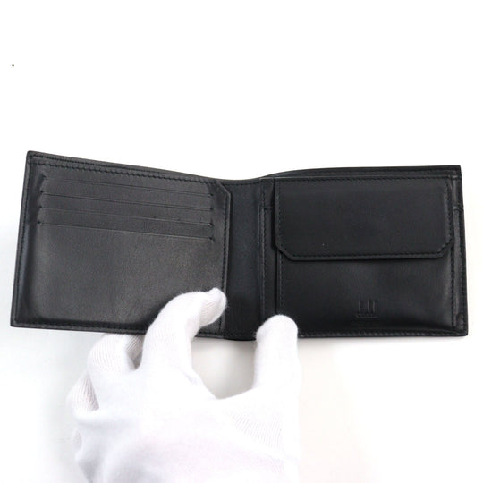 Dunhill Bifold Wallet Main: Leather Black type mens Used Authentic