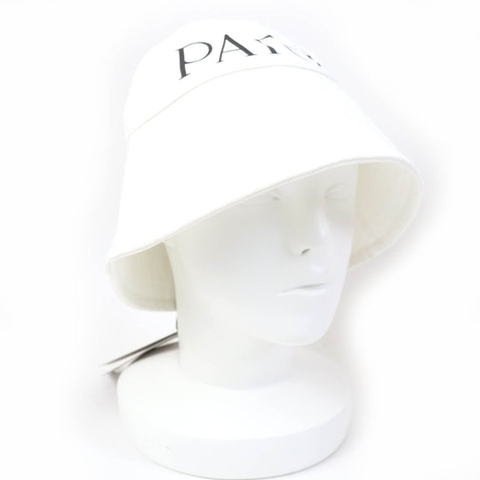 PATOU hat AC0270132001W Main: 100% cotton white Women Used Authentic
