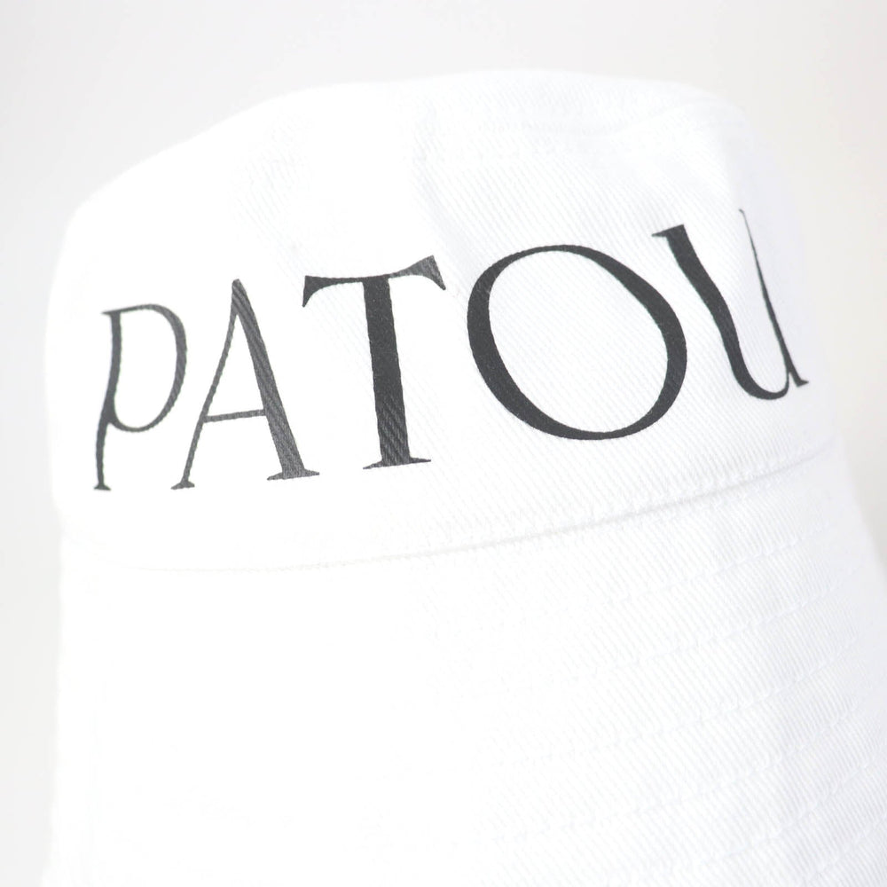 PATOU hat AC0270132001W Main: 100% cotton white Women Used Authentic