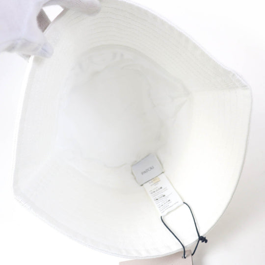PATOU hat AC0270132001W Main: 100% cotton white Women Used Authentic