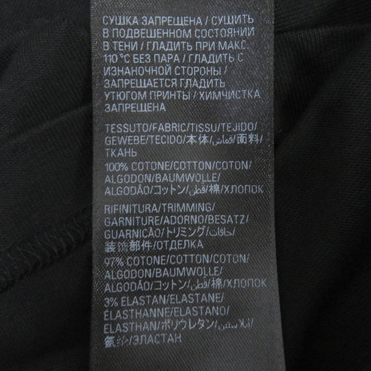 BALENCIAGA Short sleeve T-shirt 764235 cotton black mens S Used Authentic