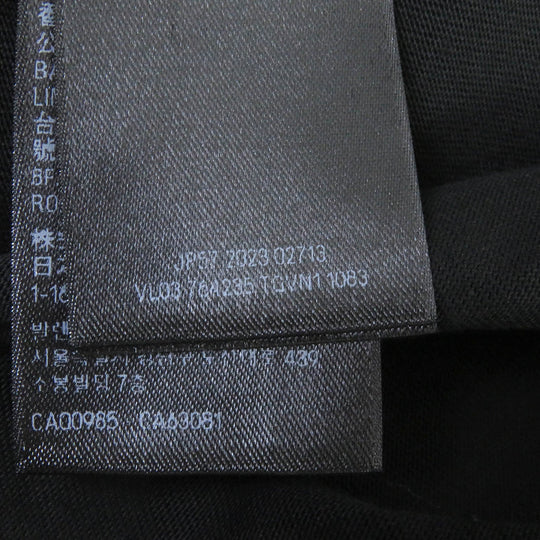 BALENCIAGA Short sleeve T-shirt 764235 cotton black mens S Used Authentic