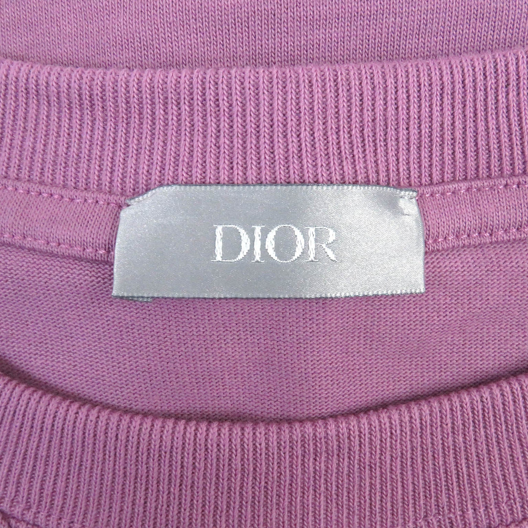 Dior HOMME Short sleeve T-shirt 283J685C0554 Main: 100% cotton purple Cactus Jack Travis Scott mens L Used Authentic