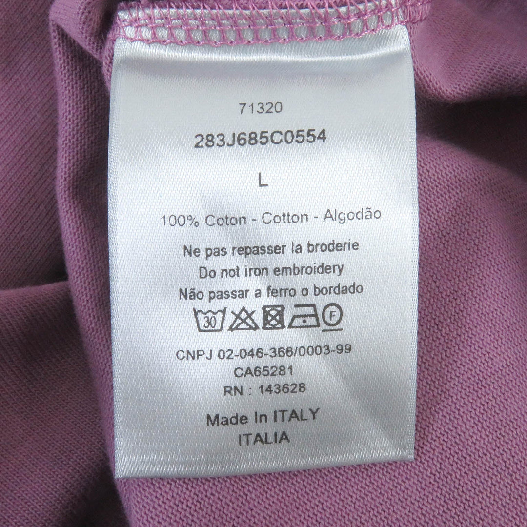 Dior HOMME Short sleeve T-shirt 283J685C0554 Main: 100% cotton purple Cactus Jack Travis Scott mens L Used Authentic