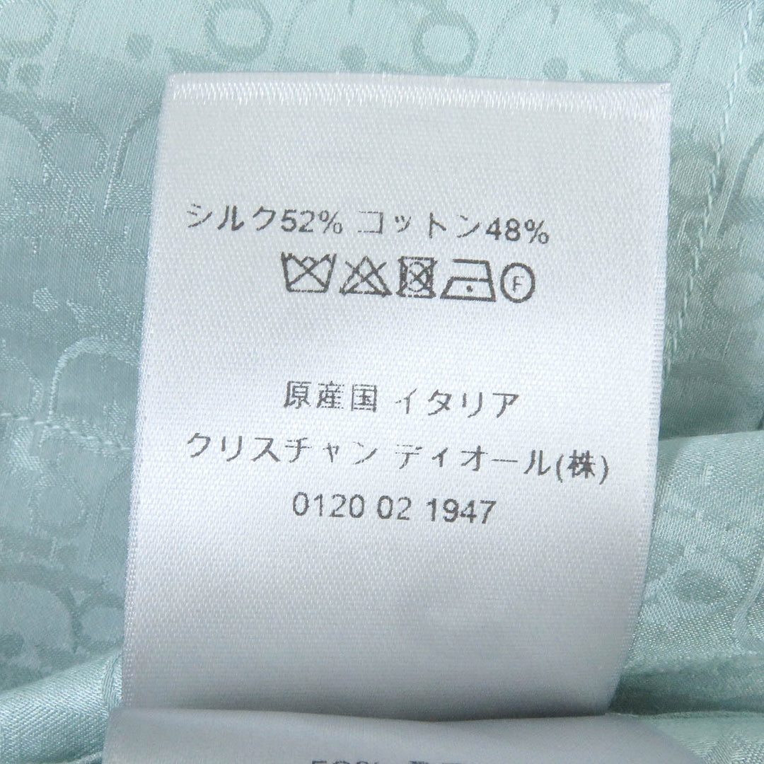 Dior HOMME Short sleeve shirt 193C545H5231 Main: 52% silk, Main: 48% cotton Light blue ERL mens 39 Used Authentic
