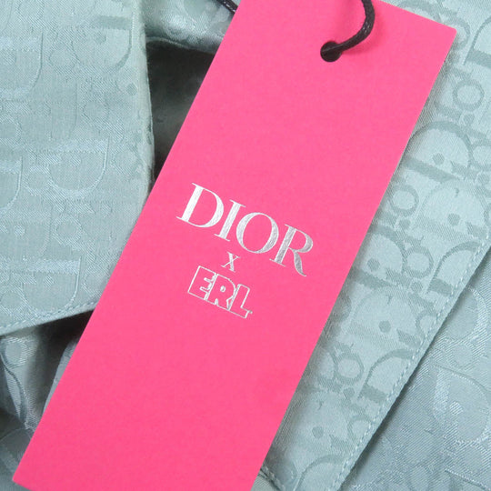 Dior HOMME Short sleeve shirt 193C545H5231 Main: 52% silk, Main: 48% cotton Light blue ERL mens 39 Used Authentic