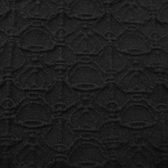 HERMES one piece 3E2500DC Main: 41% cashmere, 41% silk, 9% polypropylene, 8% nylon, 1% polyurethane, 1% polyurethane (partial): 45% cashmere, 45% silk, 9% nylon, 1% polyurethane black Women 40 Used Authentic