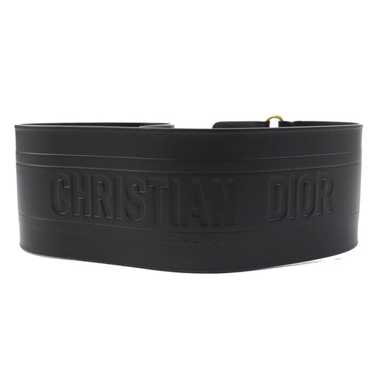 Christian Dior belt B0098CMIV Main: Leather black D-WAIST Maxi Women Used Authentic