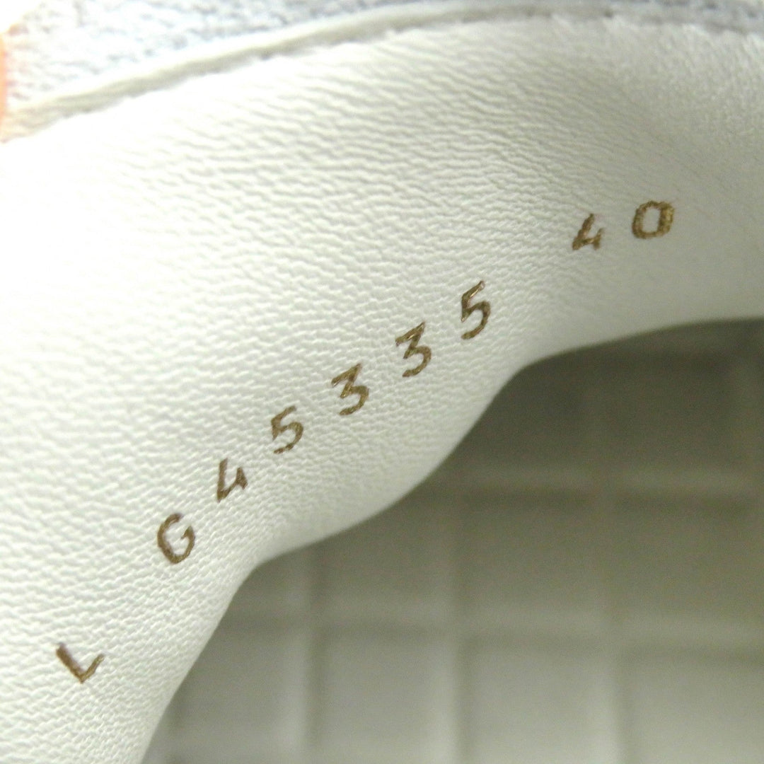 CHANEL sneakers G45335 Main: Leather, Part: Suede leather White gray mens 40 Used Authentic