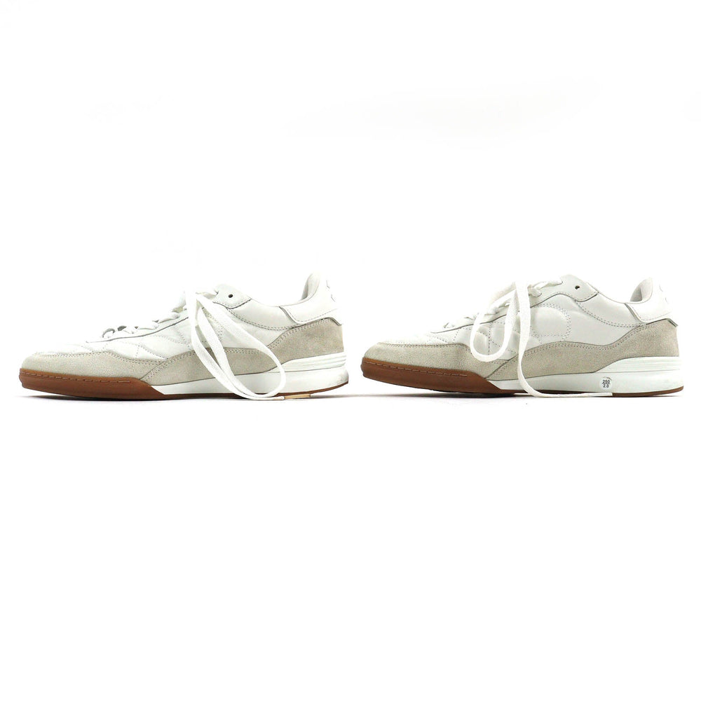 CHANEL sneakers G45335 Main: Leather, Part: Suede leather White gray mens 40 Used Authentic