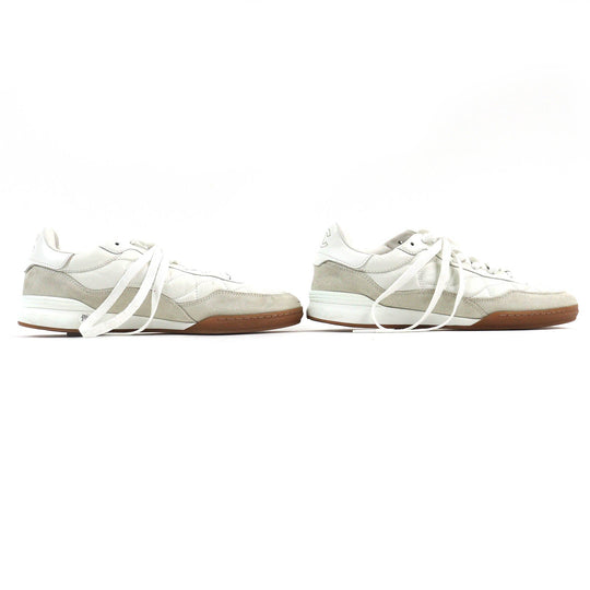 CHANEL sneakers G45335 Main: Leather, Part: Suede leather White gray mens 40 Used Authentic