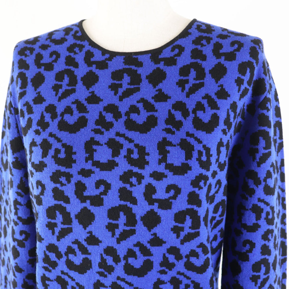 LOEWE knit H3269070CO Main: 100% wool blue-black Women S Used Authentic