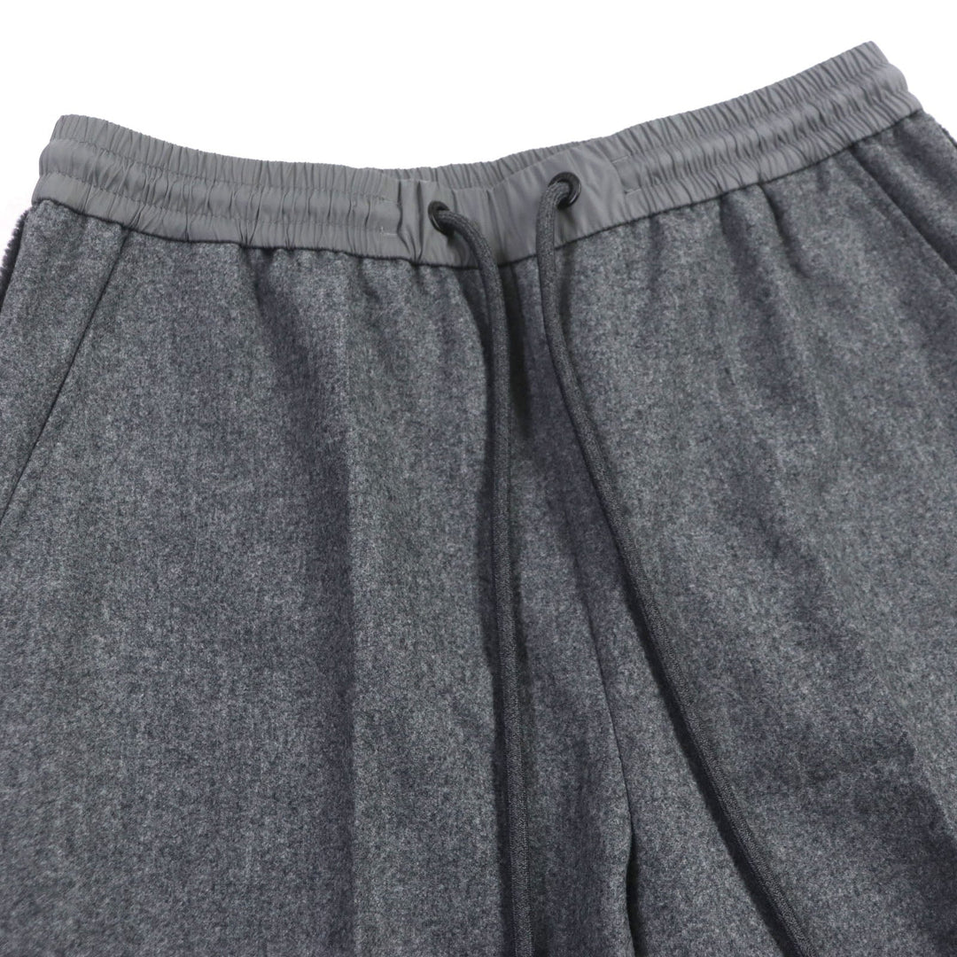MONCLER Pants Main: 100% wool, Part: 100% nylon gray PANTALONE mens 42 Used Authentic