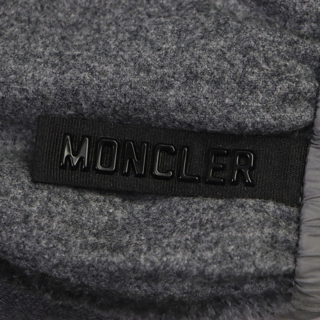MONCLER Pants Main: 100% wool, Part: 100% nylon gray PANTALONE mens 42 Used Authentic