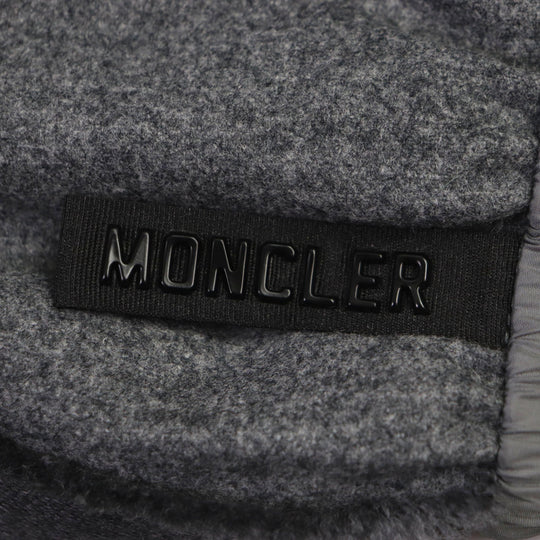 MONCLER Pants Main: 100% wool, Part: 100% nylon gray PANTALONE mens 42 Used Authentic