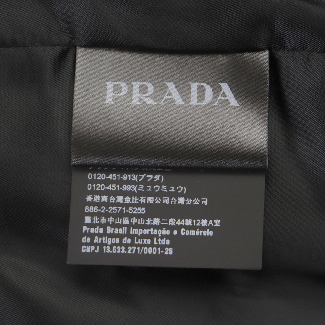 PRADA Leather coat UPS564 Outer: Lamb leather, Lining: 100% rayon yellow mens S Used Authentic