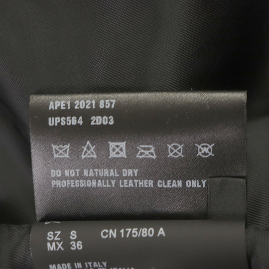 PRADA Leather coat UPS564 Outer: Lamb leather, Lining: 100% rayon yellow mens S Used Authentic