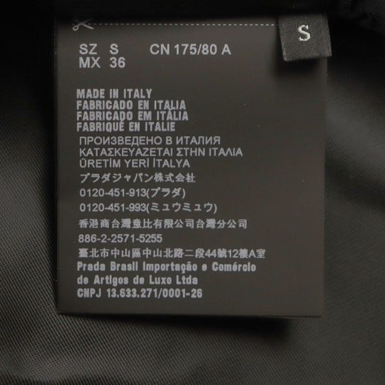 PRADA Leather coat UPS564 Outer: Lamb leather, Lining: 100% rayon yellow mens S Used Authentic