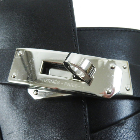 HERMES short boots Main: Leather black Neo Women 35 Used Authentic