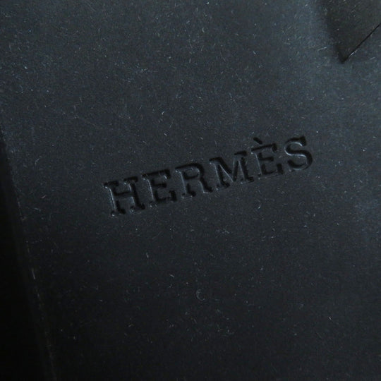 HERMES Leather shoes Main: Leather, Part: Rubber Ivory black Hoxton H Cadenas Women 35 1/2 Used Authentic