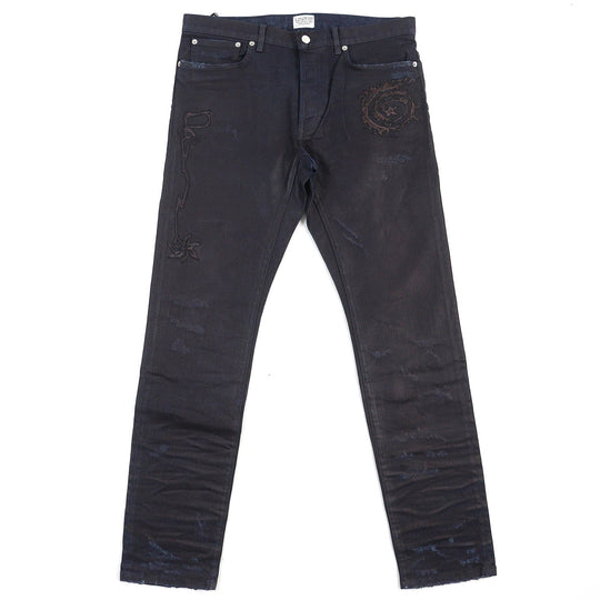 Dior HOMME Denim pants 193DS10E299X Outer material: 88% cotton, Outer material: 11% polyester, Outer material: 11% polyurethane, Part: 75% rayon, Part: 25% polyester Indigo Slimfit Jeans mens 32 Used Authentic