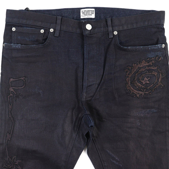 Dior HOMME Denim pants 193DS10E299X Outer material: 88% cotton, Outer material: 11% polyester, Outer material: 11% polyurethane, Part: 75% rayon, Part: 25% polyester Indigo Slimfit Jeans mens 32 Used Authentic