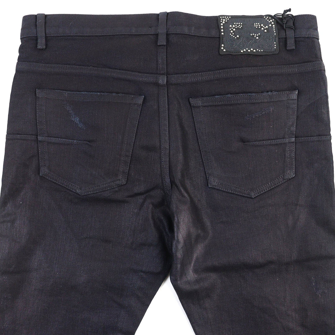 Dior HOMME Denim pants 193DS10E299X Outer material: 88% cotton, Outer material: 11% polyester, Outer material: 11% polyurethane, Part: 75% rayon, Part: 25% polyester Indigo Slimfit Jeans mens 32 Used Authentic