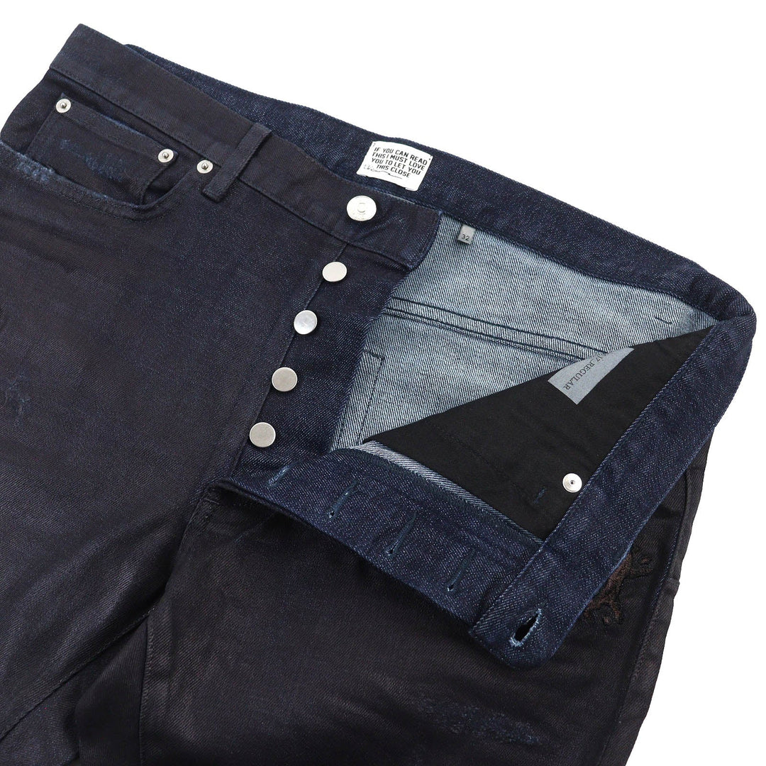 Dior HOMME Denim pants 193DS10E299X Outer material: 88% cotton, Outer material: 11% polyester, Outer material: 11% polyurethane, Part: 75% rayon, Part: 25% polyester Indigo Slimfit Jeans mens 32 Used Authentic
