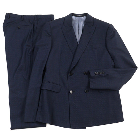 EMPORIO ARMANI suit Outer: 100% virgin wool, Lining: 56% viscose, Lining: 44% acetate, Part: 100% viscose Navy M LINE mens 50 Used Authentic