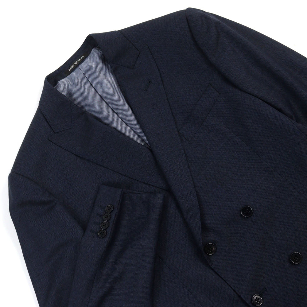 EMPORIO ARMANI suit Outer: 100% virgin wool, Lining: 56% viscose, Lining: 44% acetate, Part: 100% viscose Navy M LINE mens 50 Used Authentic