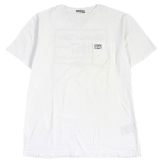 Dior HOMME Short sleeve T-shirt 243J634A0677 Main: 100% cotton, Part: 100% polyester white mens M Used Authentic