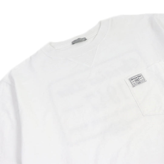 Dior HOMME Short sleeve T-shirt 243J634A0677 Main: 100% cotton, Part: 100% polyester white mens M Used Authentic