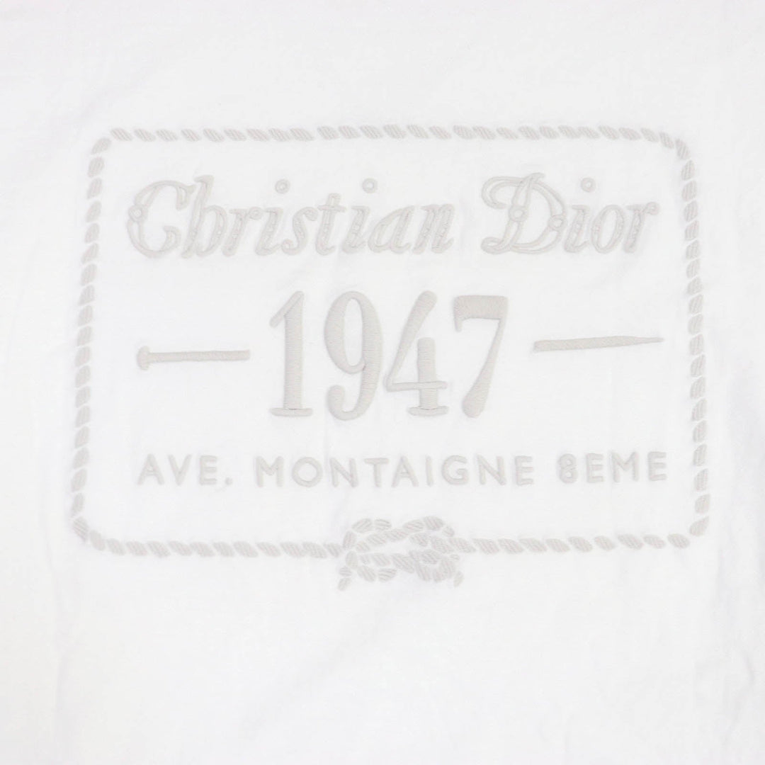 Dior HOMME Short sleeve T-shirt 243J634A0677 Main: 100% cotton, Part: 100% polyester white mens M Used Authentic