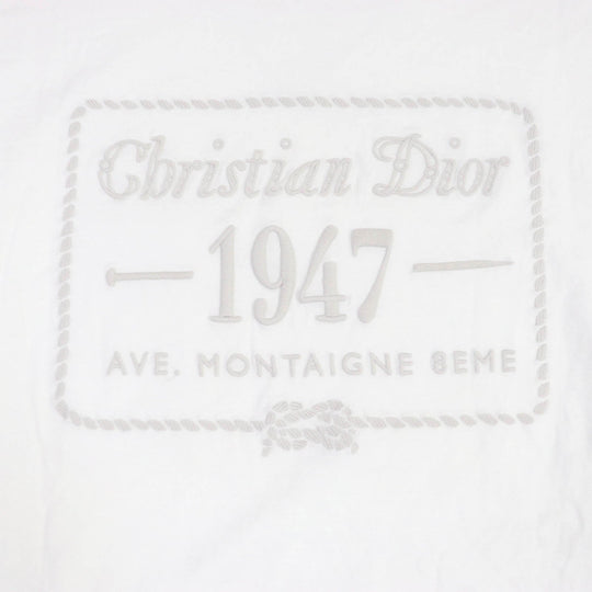 Dior HOMME Short sleeve T-shirt 243J634A0677 Main: 100% cotton, Part: 100% polyester white mens M Used Authentic